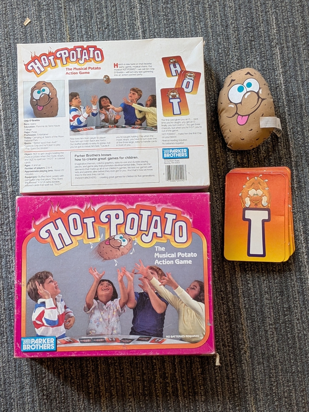 Vintage Original Hot Potato Kids Card Game - No Sound
